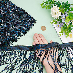 10 Yards Polyester Tassel Lace Ribbon&nbsp;DIY-WH0430-569D