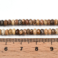Natural Picture Jasper Beads Strands&nbsp;G-T141-34