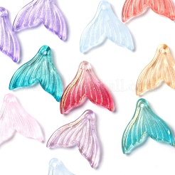 120Pcs Transparent Spray Painted Glass Pendants&nbsp;GLAA-LS0001-01