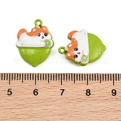 Baking Paint Zinc Alloy Pendants&nbsp;AL-CBA032C-06