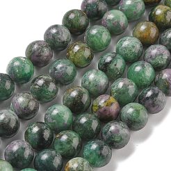 Natural Ruby in Zoisite Beads Strands&nbsp;G-R011-A02-01
