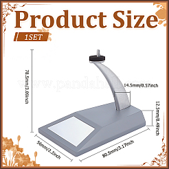 Alloy Model Aircraft Display Stands&nbsp;ODIS-WH0106-02