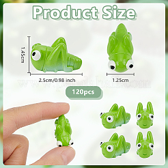 Resin Peridot Shape Figurines Ornaments&nbsp;DJEW-WH0016-73
