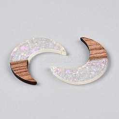 Epoxy Resin & Walnut Wood Pendants&nbsp;RESI-T057-14A
