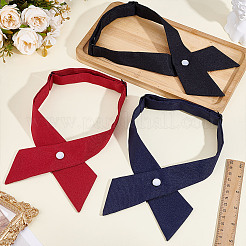 3Pcs 3 Colors Polyester Adjustable Women's Tie&nbsp;AJEW-HY0002-57