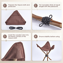 Outdoor Triangular Stool Cloth&nbsp;AJEW-WH20022-09B