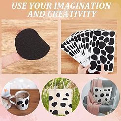 Felt Messy Dots Self-Adhesive Stickers&nbsp;DIY-WH0043-31