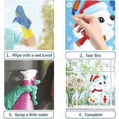 Waterproof PVC Static Cling Glass Stickers&nbsp;DIY-WH0326-26