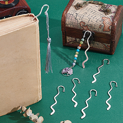 40Pcs Tibetan Style Alloy Wavy Bookmarks&nbsp;FIND-GA0008-48