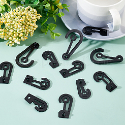 180Pcs 3 Style PP Plastic Display Snap Hooks&nbsp;FIND-NB0002-90B