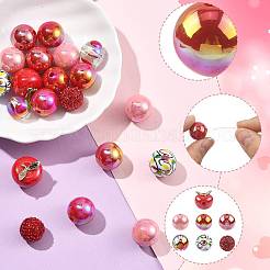 DIY Acrylic and Pave Disco Ball Beads Findings Kits&nbsp;DIY-FS0010-56A