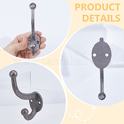 Iron Clothes Hook&nbsp;AJEW-WH0696-203