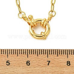 2.5MM 304 Stainless Steel Paperclip Chain Necklaces&nbsp;NJEW-JN06449-01