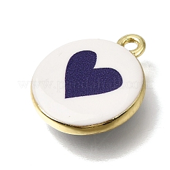 Printed Brass Pendants&nbsp;KK-CBAE379-01G-C