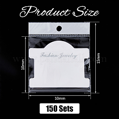 150Pcs Cardboard Display Cards&nbsp;DIY-DC0001-96