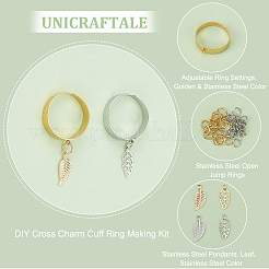 DIY Charms Ring Making Kit&nbsp;DIY-UN0004-89