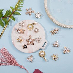 20Pcs 10 Style Alloy Cabochons&nbsp;FIND-SZ0001-59