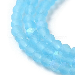 Imitation Jade Glass Beads Strands&nbsp;EGLA-YW0003-19B-07