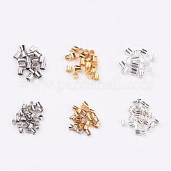 1 Box 3 Color Brass Crimp Beads&nbsp;KK-X0057-B
