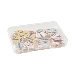 24Pcs Alloy Enamel Pendants&nbsp;ENAM-FS0003-74