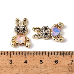 Alloy Rhinestone Pendants&nbsp;FIND-K032-04G