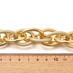 Punk & Hiphop Style Alloy Rolo Chains Link Bracelets for Women Men&nbsp;BJEW-K270-01G