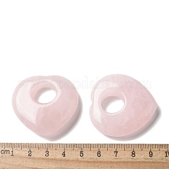 Natural Rose Quartz Hollow Pendants&nbsp;G-C167-06D