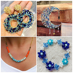 6 Strands 3 Styles Glass Beads Strands&nbsp;EGLA-TA0013-71B