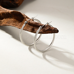 Non-Tarnish 304 Stainless Steel Hoop Earrings&nbsp;BD2905-2