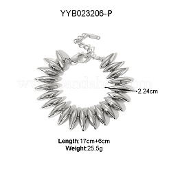 304 Stainless Steel Chain Bracelets & Necklaces Sets for Women&nbsp;UD3084-1