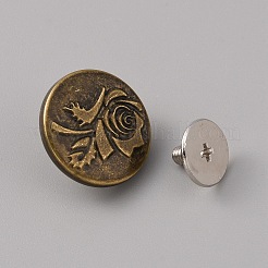 Zinc Alloy Scalable & Removable Button Pins for Jeans&nbsp;FIND-WH0034-92AB-01