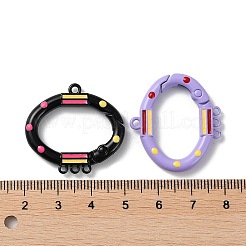 Spray Painted Alloy Spring Gate Ring&nbsp;PALLOY-Z018-03