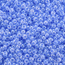 12/0 Imitation Jade Glass Seed Beads&nbsp;SEED-S049-A-005
