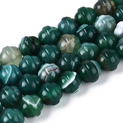 Dyed Natural Agate Beads Strands&nbsp;G-T144-27B