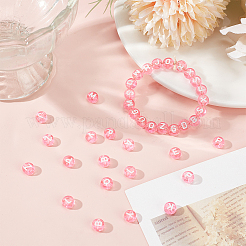 1000Pcs Transparent Acrylic Beads&nbsp;TACR-ME0001-09A