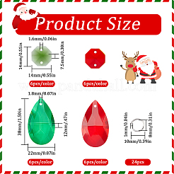DIY Christmas Themed Cone Suncatcher Making Kits&nbsp;DIY-SP0001-35