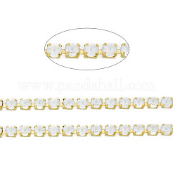 Brass Rhinestone Strass Chains&nbsp;CHC-N017-003B-C08