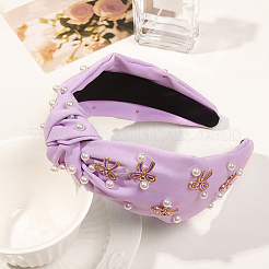 1Pc Cloth Hair Bands&nbsp;OHAR-DJ0001-34B