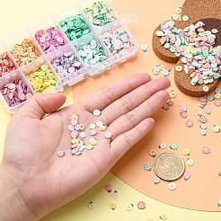60g 10 Styles Handmade Polymer Clay Cabochons&nbsp;CLAY-CJ0001-66