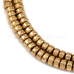 Electroplated Synthetic Non-magnetic Hematite Beads Strands&nbsp;G-G174-E01-01