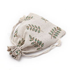 Polycotton(Polyester Cotton) Packing Pouches Drawstring Bags&nbsp;ABAG-S003-05A