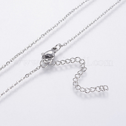 304 Stainless Steel Chain Necklaces&nbsp;NJEW-O108-39P