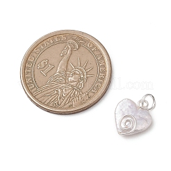 Natural Keshi Pearl Heart Charms&nbsp;PALLOY-JF04809-02