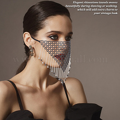 Iron Headwear Masquerade Masks&nbsp;AJEW-WH0312-36