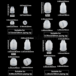 12Pcs 4 Styles Plastic Icing Piping Bag Nozzle Converter&nbsp;KY-SP0001-43