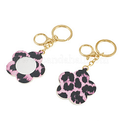 2Pcs PU Mirror Keychains&nbsp;KEYC-TADJ0001-05B