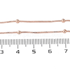 Brass Satellite Chains Necklaces for Women&nbsp;NJEW-D302-33RG