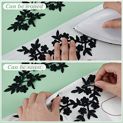 6PCS Flower Rayon Embroidery Sew on Ornament Accessories&nbsp;PATC-FG0002-56A