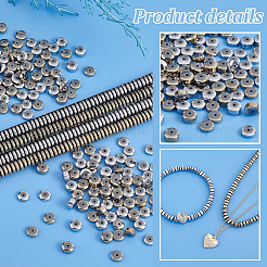 4 Strands 4 Styles Electroplated Synthetic Non-magnetic Hematite Beads Strands&nbsp;G-PH0002-44