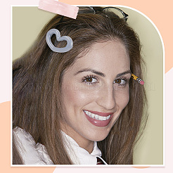 20Pcs 4 Style Plastic Snap Hair Clips&nbsp;PHAR-CP0001-24